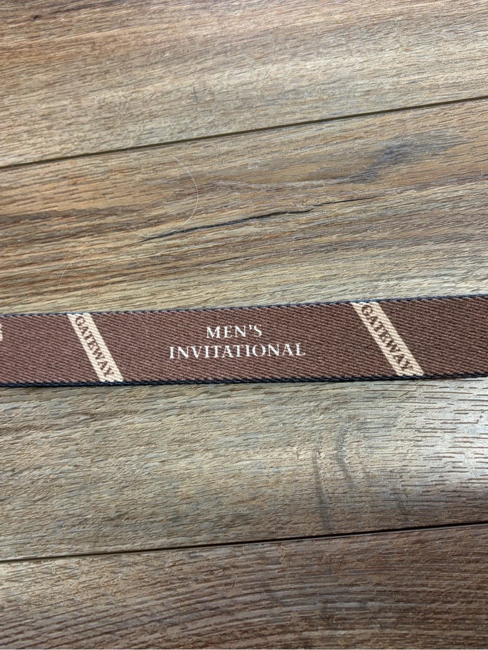 Doc Murphy Men's Reversible Golf Belt Custom Made Gateway Men's Invitational